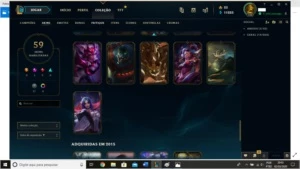 Conta de LOL - League of Legends