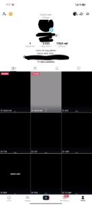 Conta tik Tok monetizada 1,4 k de seguidores - Redes Sociais