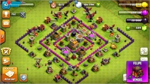 Centro de Vila 7!!! - Clash of Clans