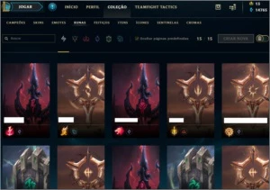 CONTA OURO2, 260 SKINS, INCLUINDO 2 LENDÁRIAS, SONA E MF. - League of Legends LOL