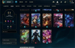 Conta Bronze 4 Com 100 champs e skins. - League of Legends LOL