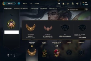 Conta Smurf com Yasuo + Borda Exclusiva Lendária - League of Legends LOL