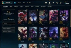 Conta Smurf com Yasuo + Borda Exclusiva Lendária - League of Legends LOL
