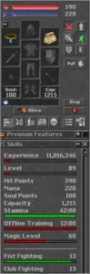 Elite Knight 183 + Elder Druid 89 ASTERA - Tibia