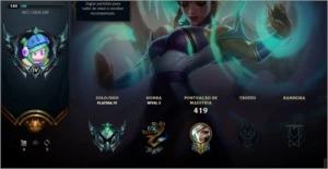 Conta League of Legends (PLATINA) 120 SKINS Gastei R$2249,42 LOL