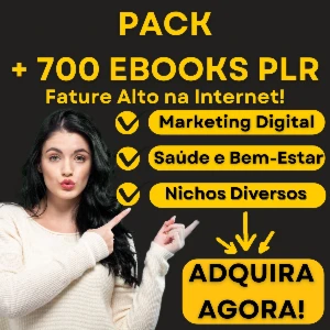 Pack + 700 Ebooks PLR de Diversos Nichos - Outros