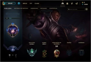 CONTA PLATINA 1 - ESSENCIA PARA TROCAR DE NOME - League of Legends LOL