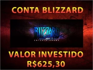 Conta Blizzard - Valor Investido R$625,30