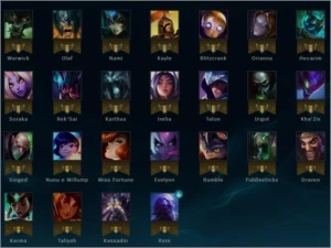 Conta lol platina 1 muitas skins - League of Legends