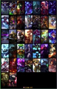 Conta lol platina 1 muitas skins - League of Legends