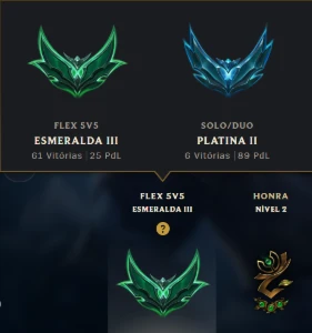 Esmeralda 3 Com Todos Os Champs E 427 Skins - League of Legends LOL