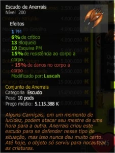 ESCUDO ANERRAIS EXO AP - DOFUS CROCABULIA