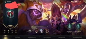 Conta league of legends e wild rift LOL
