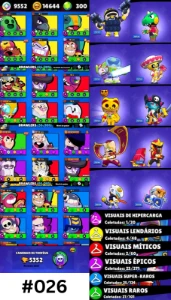 Conta de Brawls Star - #026 📅2023🟣 - Brawl Stars