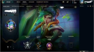Conta lol Prata 1 Katarina Academia fulll chroma 15 keys - League of Legends