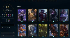 Conta League of Legends Full Acesso - 130 Champs e 98 Skins LOL