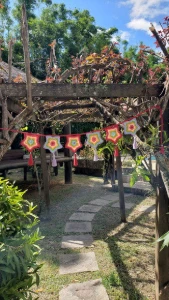 Varal de Estrelas em Crochê - Artesanato e Personalizados