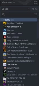 Conta Steam