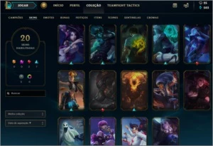 Prata S1 GOLD S2 DIAMANTE D3 1400 emblemas - League of Legends LOL