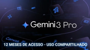 GEMINI 3 PRO + 5TB + VEO 3.1 + FLOW|12 MESES|COMPATILHADO - Assinaturas e Premium