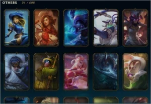 CONTA PLATINA IV - COM 57 SKINS ( 2 ULTIMATES) - League of Legends LOL