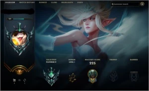 CONTA PLATINA IV - COM 57 SKINS ( 2 ULTIMATES) - League of Legends LOL