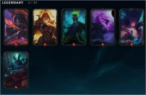 CONTA PLATINA IV - COM 57 SKINS ( 2 ULTIMATES) - League of Legends LOL