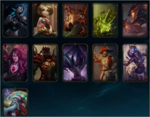 CONTA PLATINA IV - COM 57 SKINS ( 2 ULTIMATES) - League of Legends LOL