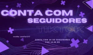 Contas Tiktok Com 1K Seguidores (Menor Preço Do Mercado.) - Redes Sociais