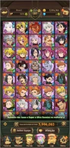 Conta de 7ds grand cross muito upada - Outros