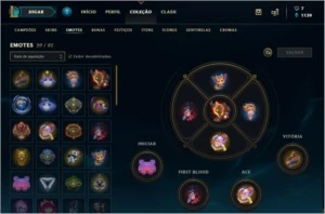 Conta de lol - Platina 2 - 77 skins - League of Legends
