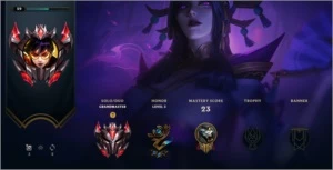 CONTA GRAO MESTRE 700 PONTOS GANHANDO 18 PERDENDO 11 - League of Legends LOL