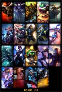 Conta GOLD 3 com todas as skins da loja + legados - League of Legends LOL
