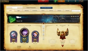 Conta GOLD 3 com todas as skins da loja + legados - League of Legends LOL