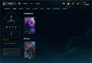Conta ouro 2 com 26 Champs e 2 Skins - League of Legends LOL