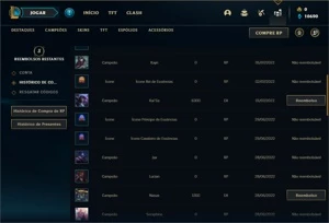 Conta ouro 2 com 26 Champs e 2 Skins - League of Legends LOL