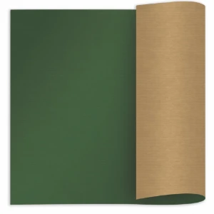 Papel Kraft com Ouro 59 x 80 cm - 50 Folhas - Artesanato e Personalizados