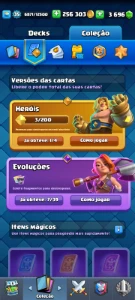 Herói Cavaleiro + 7 Evoluções - Transfiro Email Comprador - Clash Royale