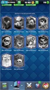 CONTA NV 9 (LEIA DESCRIÇÃO) - Clash Royale