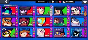 Conta Brawl Stars 77K | 106 Brawlers | 74 Hiper | 331 Skins