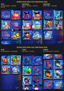 Conta Brawl Stars 77K | 106 Brawlers | 74 Hiper | 331 Skins