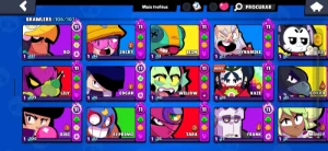 Conta Brawl Stars 77K | 106 Brawlers | 74 Hiper | 331 Skins