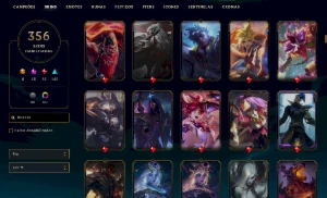 Conta Platina 4 - 378 SKINS - League of Legends LOL