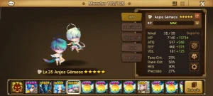 Global {Light Twin Angels} LD5 Conta Starter lvl 27 - - Summoners War