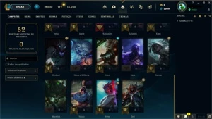 Conta Diamante 4 League of Legends LOL
