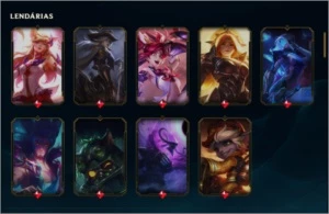 Conta lol platina 3 , kai’sa K/da prestígio - League of Legends
