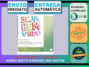 LOJA DE VENDAS Telegram (Pix Automático)