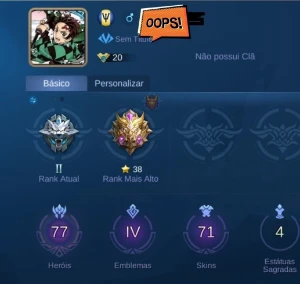 Conta Mobile Legends