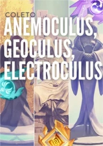 Coleta de anemoculos geoculos e eletroculos - Genshin Impact