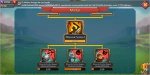 CONTA LORDS MOBILE COM 300M DE PODER COM 500k DE CADA T4 ETC